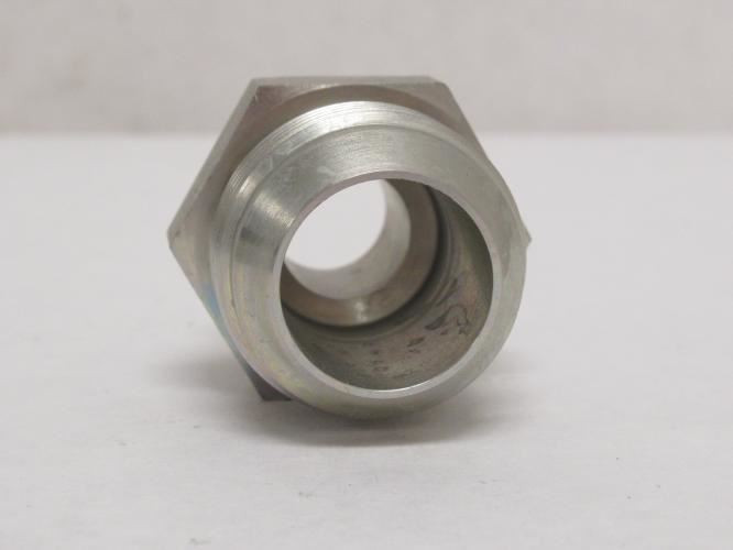 Parker 16-12 F5OX; Hydraulic Adaptor 1 JIC to 3/4 Boss