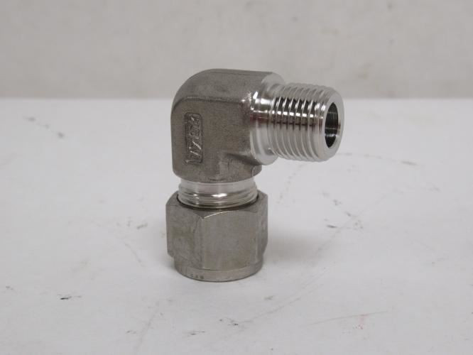 Tylok 8-DME-6; Tube Elbow; 90Deg; SS-316; 1/2" Tube x 3/8NPT