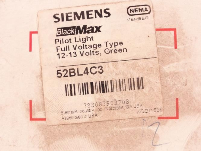 Siemens 52BL4C3; Pilot Light 12V Green