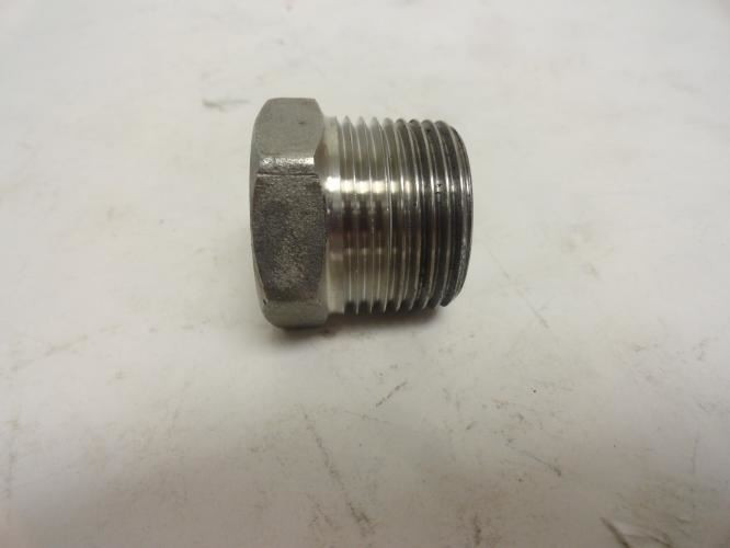 Industry-STD 6JK51; Hex Plug; SS-316; 1NPT; 300PSI; Class 150