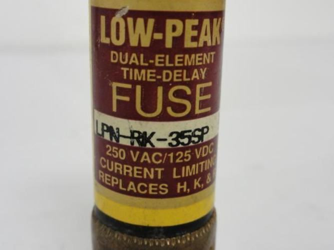 Bussmann LPN-RK-35SP; Fuse; 35A; 250VAC; Time Delay