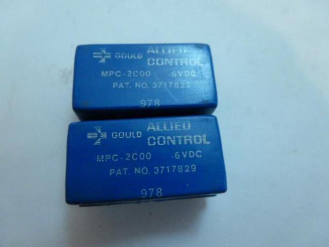 Allied Control MPC-2C00; LOT-2 Relay 8 pin; .6 VDC