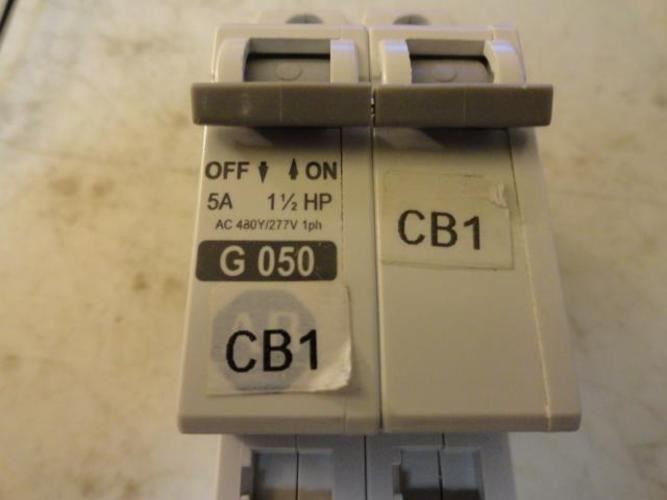 Allen-Bradley 1492-CB2 G 050; Mini Circuit Breaker; 5A