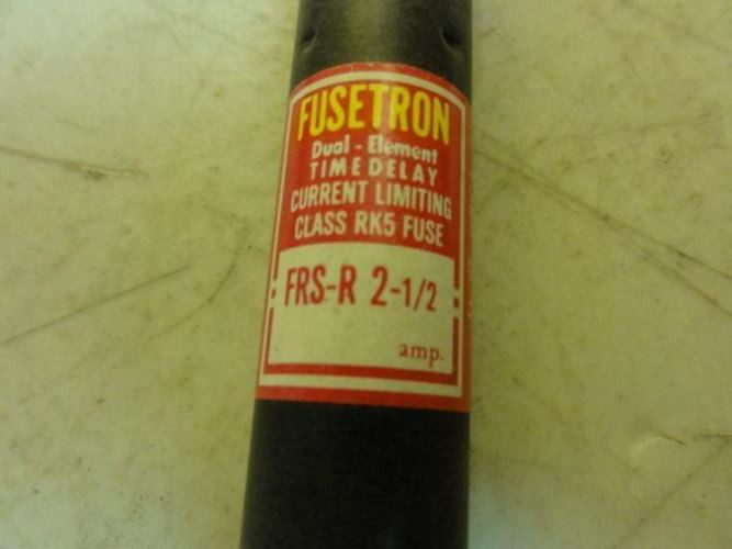 Fusetron FRS-R-2-1/2; Fuse; 2-1/2 Amp