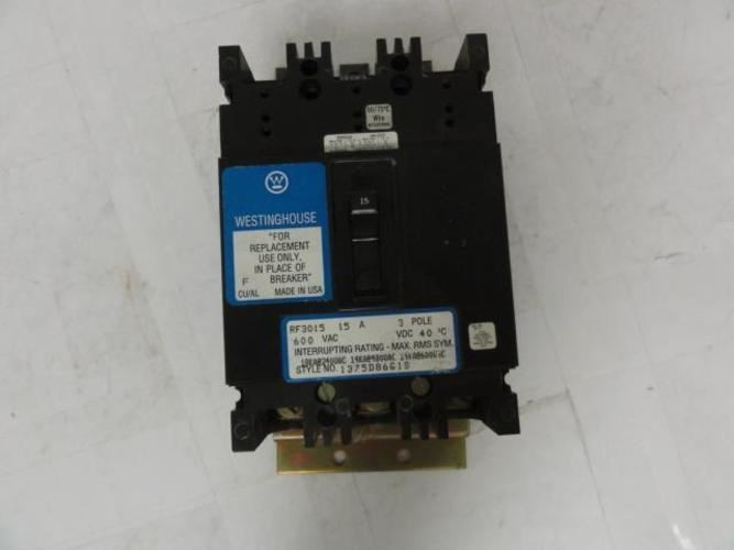 Westinghouse 1375D86G18; Molded Case Circuit Breaker 100Amp