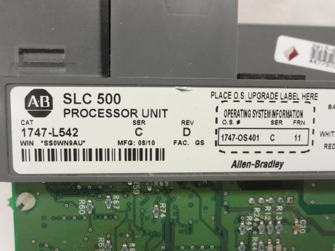 Allen-Bradley 1747-L542; CPU Module; Ser C; Rev D; (No Door)