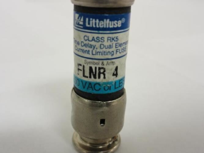 Littelfuse FLNR 4; Fuse; 4A; 250VAC; Class RK5
