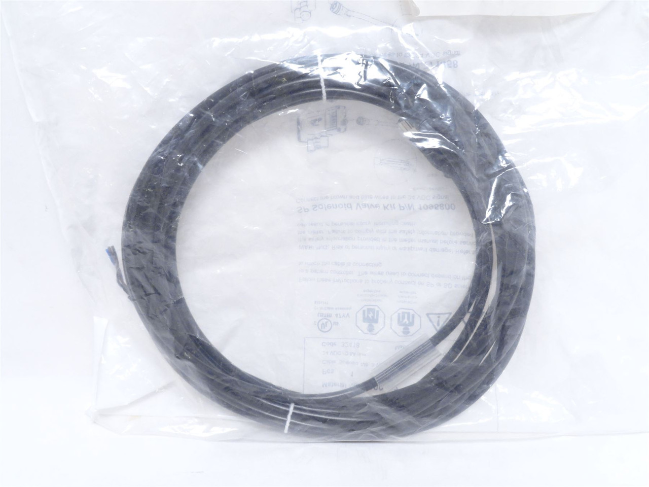 Nordson 1100687; Female Connector Cable; 3-Wire; 5m Long; M8