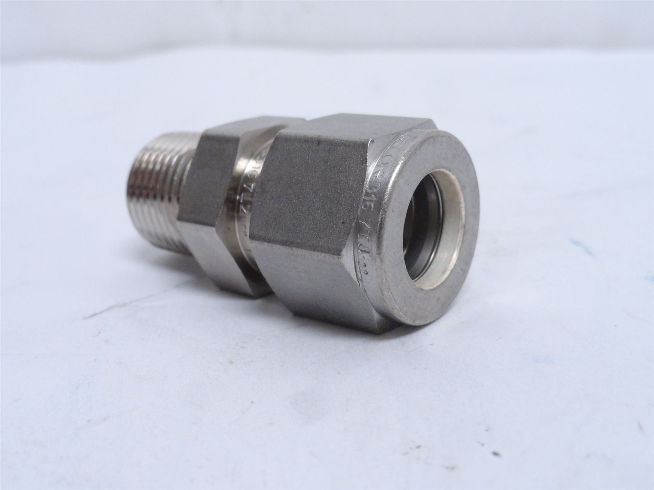 Swagelok SS-810-1-6; Tube Fitting; SS-316; 1/2" Tube x 3/8NPT