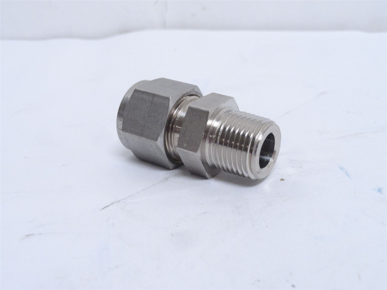 Swagelok SS-810-1-6; Tube Fitting; SS-316; 1/2" Tube x 3/8NPT