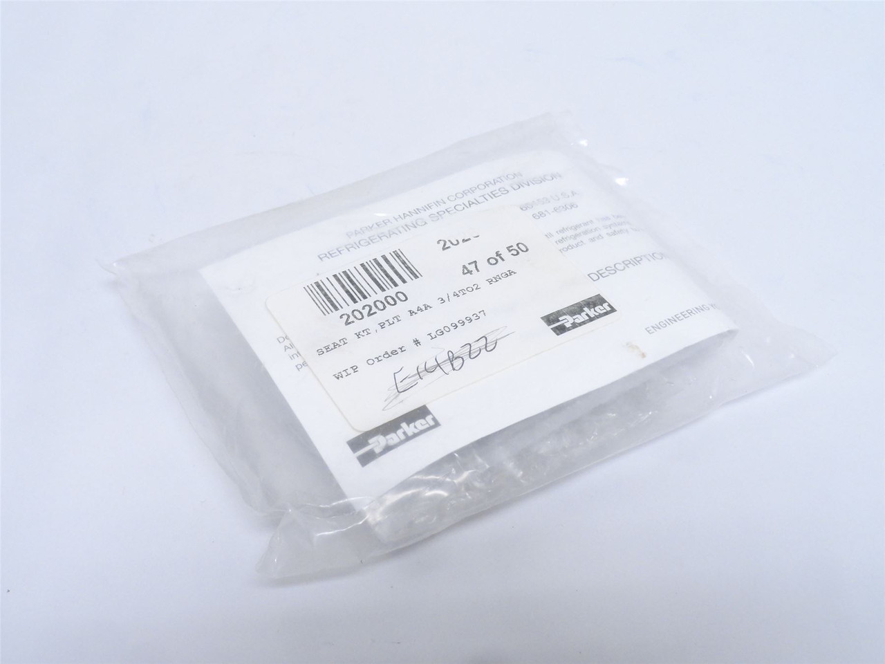 Parker 202000; Pilot Seat Kit A4A