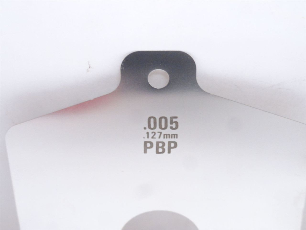 Precision 42325; Lot-20; Slotted Shim; SS; 0.005" Gauge