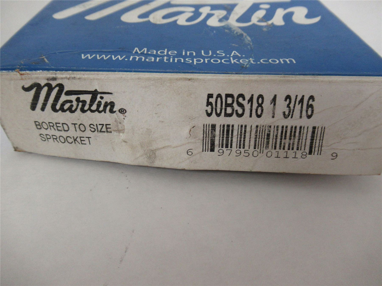 Martin 50BS18 1-3/16; Sprocket #50 Chain  18 Teeth 1-3/16"ID