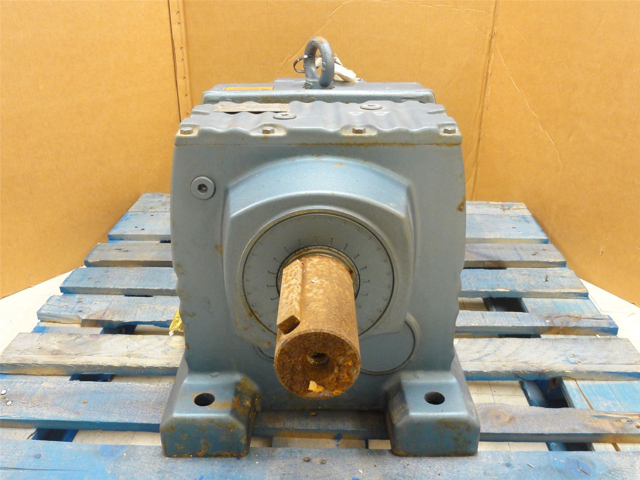 SEW R107R77DT71D4-KS; Gear-Motor; 1550:1 Ratio; 1700RPM In