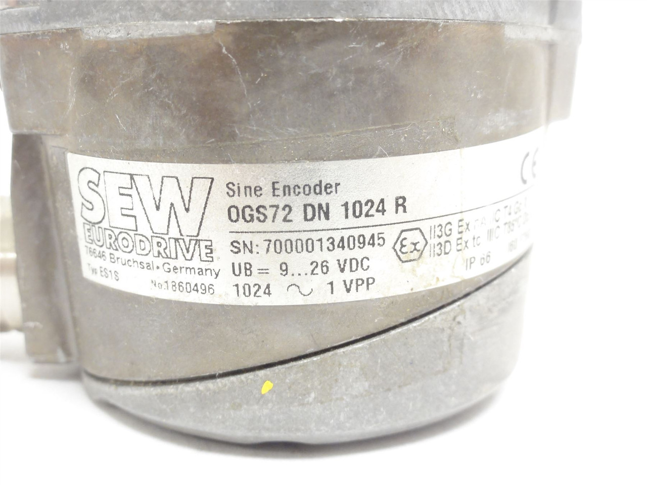 SEW OGS72DN1024R; Incremental Encoder; 9-26VDC; 1024PPR