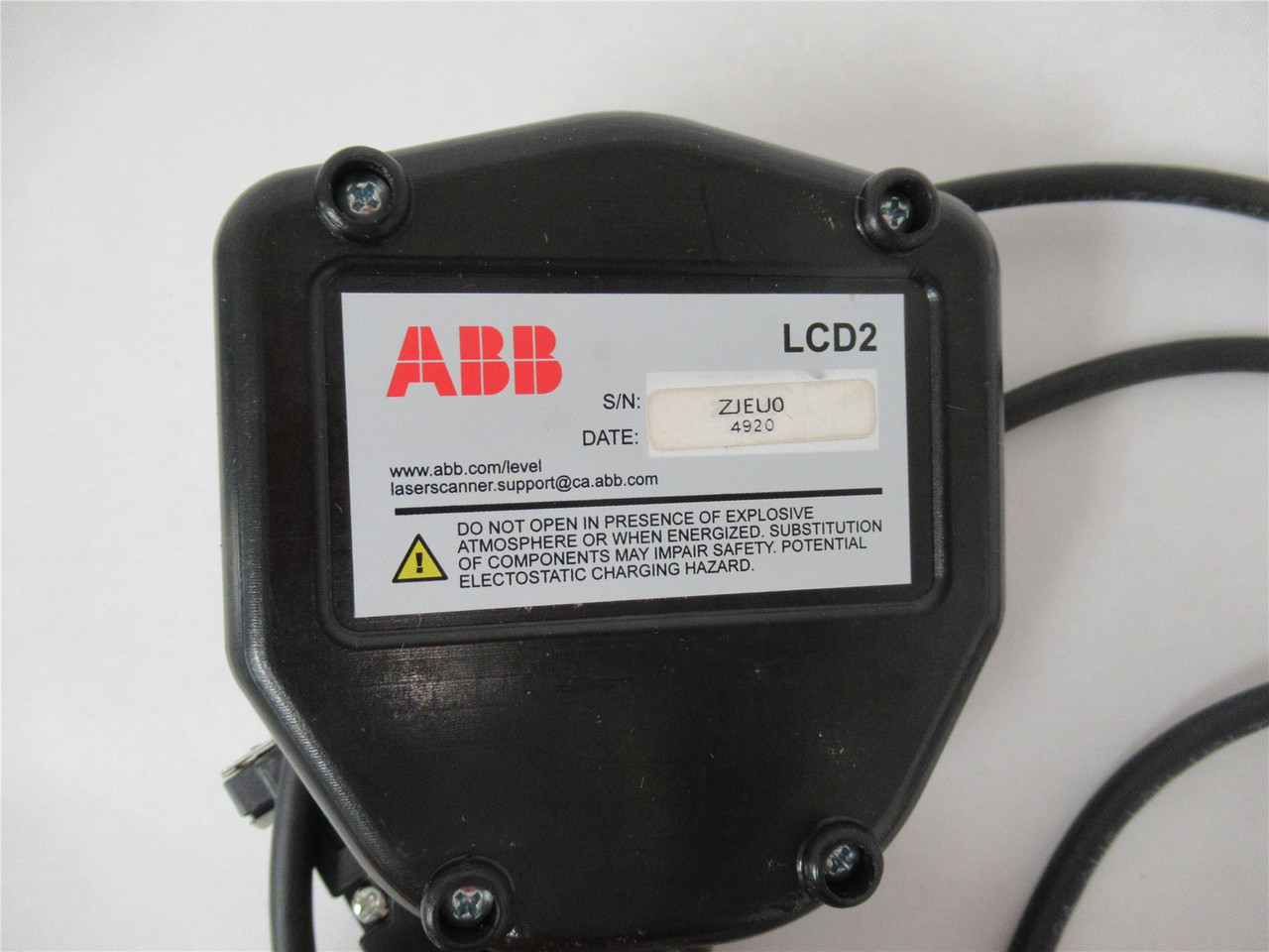 ABB LCD2; Laser Level Sensor Intermediate Range