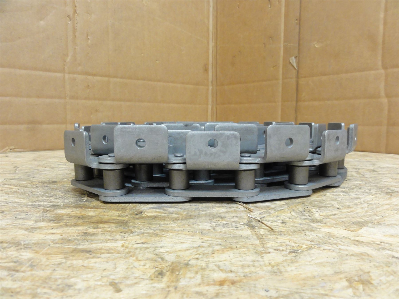 Tsubaki RF2080; Double-Pitch; Flighted Roller Chain; 10' Long