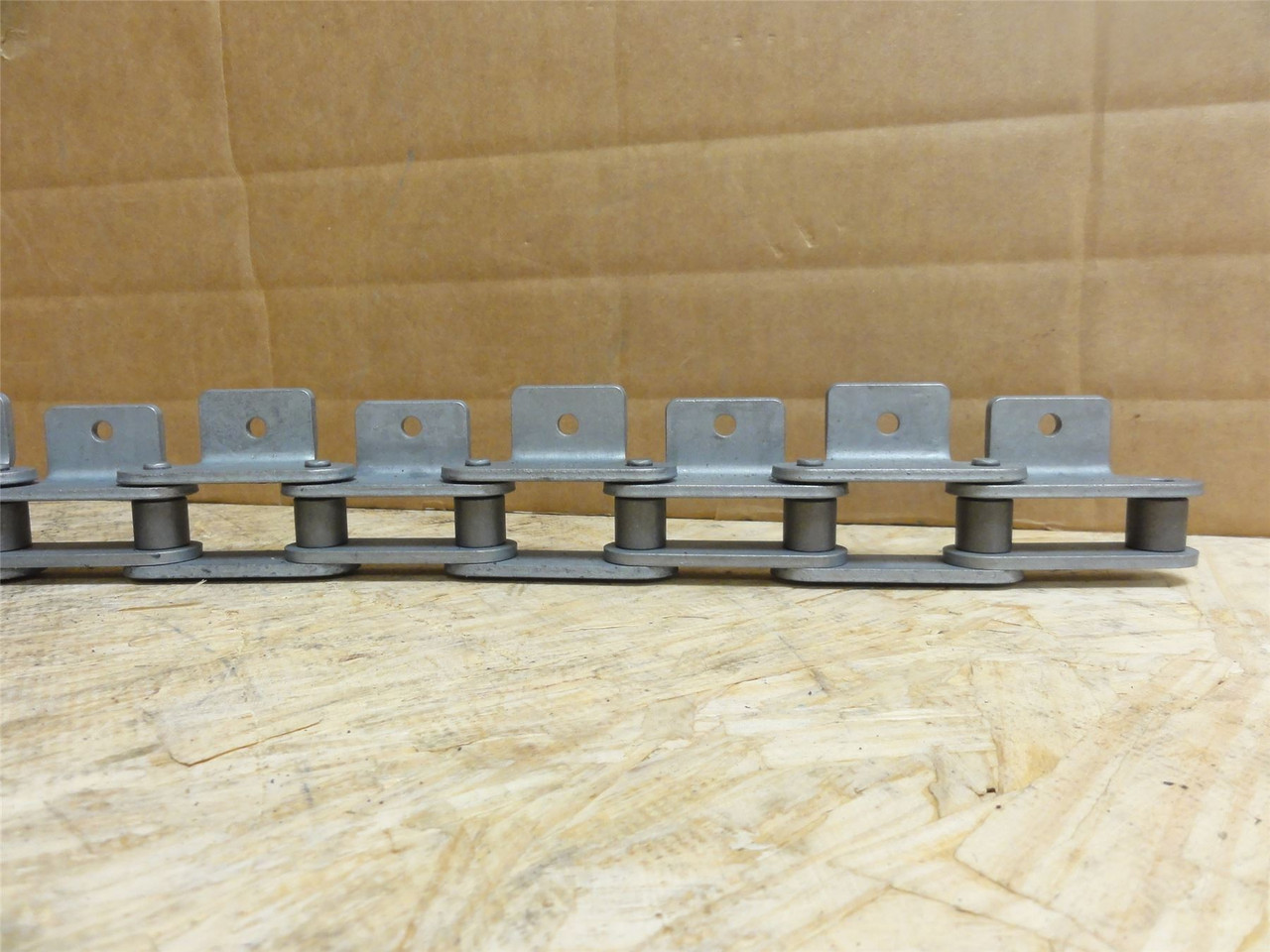 Tsubaki RF2080; Double-Pitch; Flighted Roller Chain; 10' Long