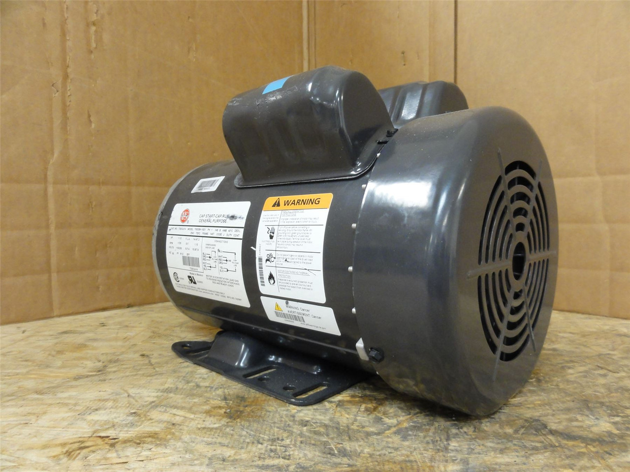 US Motors T32C2J14; AC Motor T63DBH-1621; 1-1/2HP 115/230V