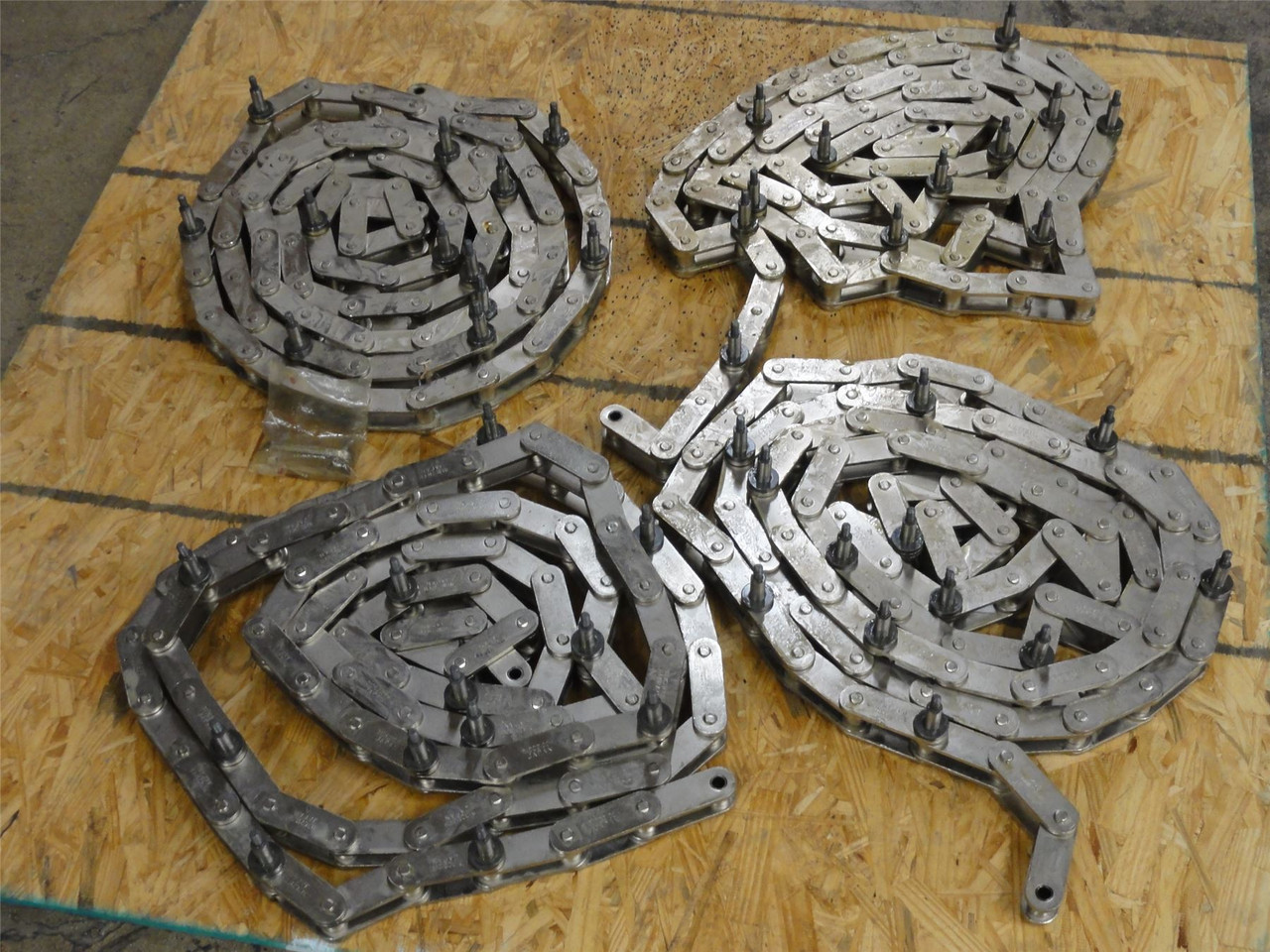 Cryovac DIDC2100H; Lot-4 Roller Chains; 60Ft Total Length