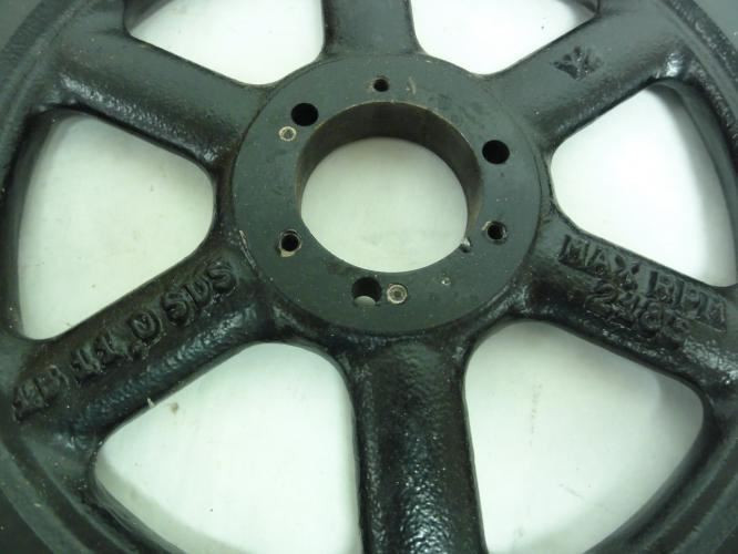 Dodge 455569; Bushed V-Belt Pulley; 1 Groove; 11.35" OD