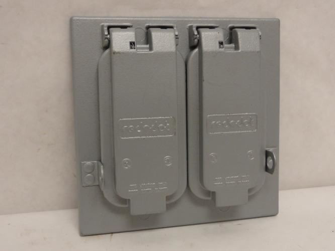 Red Dot WRL281-C; Weatherproof Cover; 2-Gang; NO GASKET