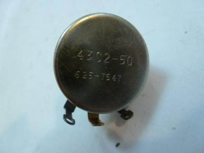Clarostat 43C2-50; Potentiometer; 625-7547