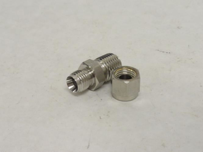 Parker 4MSC4N-316; Tube Fitting; SS-316; 1/4" Tube x 1/4 MNPT