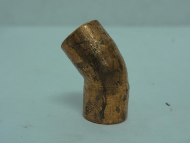Nibco C606 3/8; Lot-2; Wrot Copper Elbow; 45Deg; Size: 1/2"