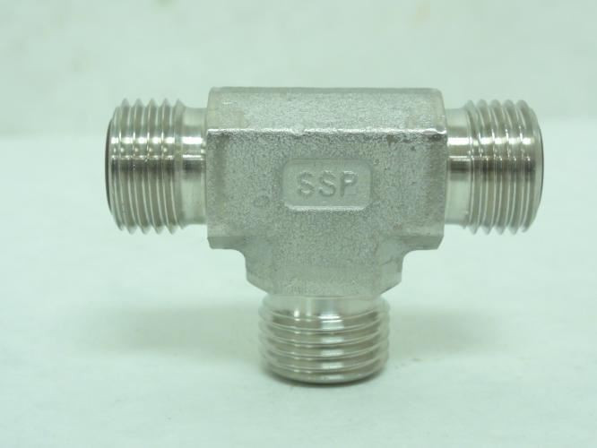SSP P4T; Union Tee; SS-316; 1/4 OFS (x3)