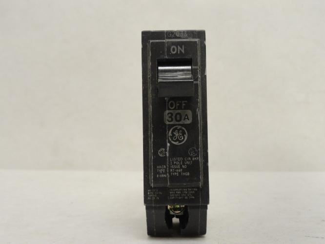 GE THQC130; Circuit Breaker; 30A; 1P; 120/240VAC