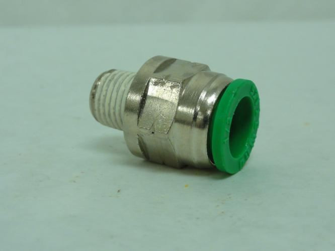 Numatics IN103-102-021; Straight Connector 1/2" x 1/4 NPT
