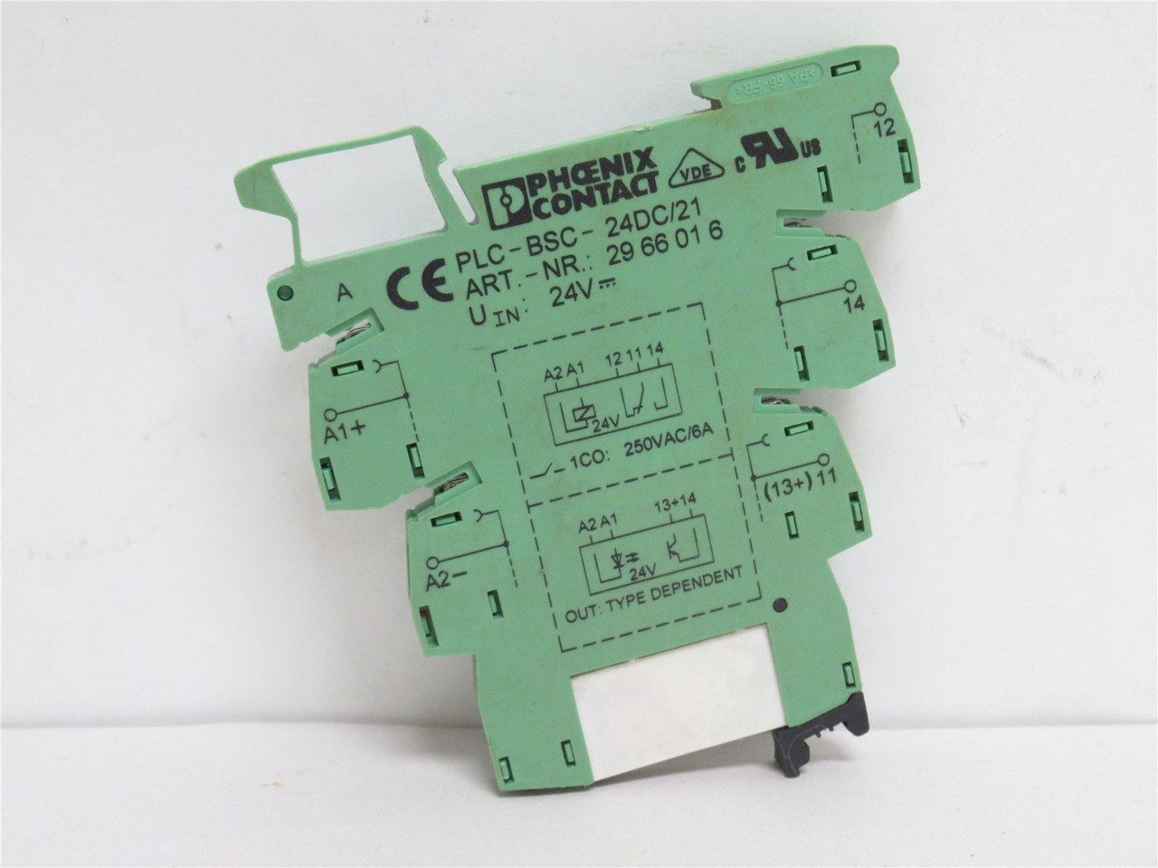 Phoenix 2966016; Relay Socket; w/ Mini Relay 2961105