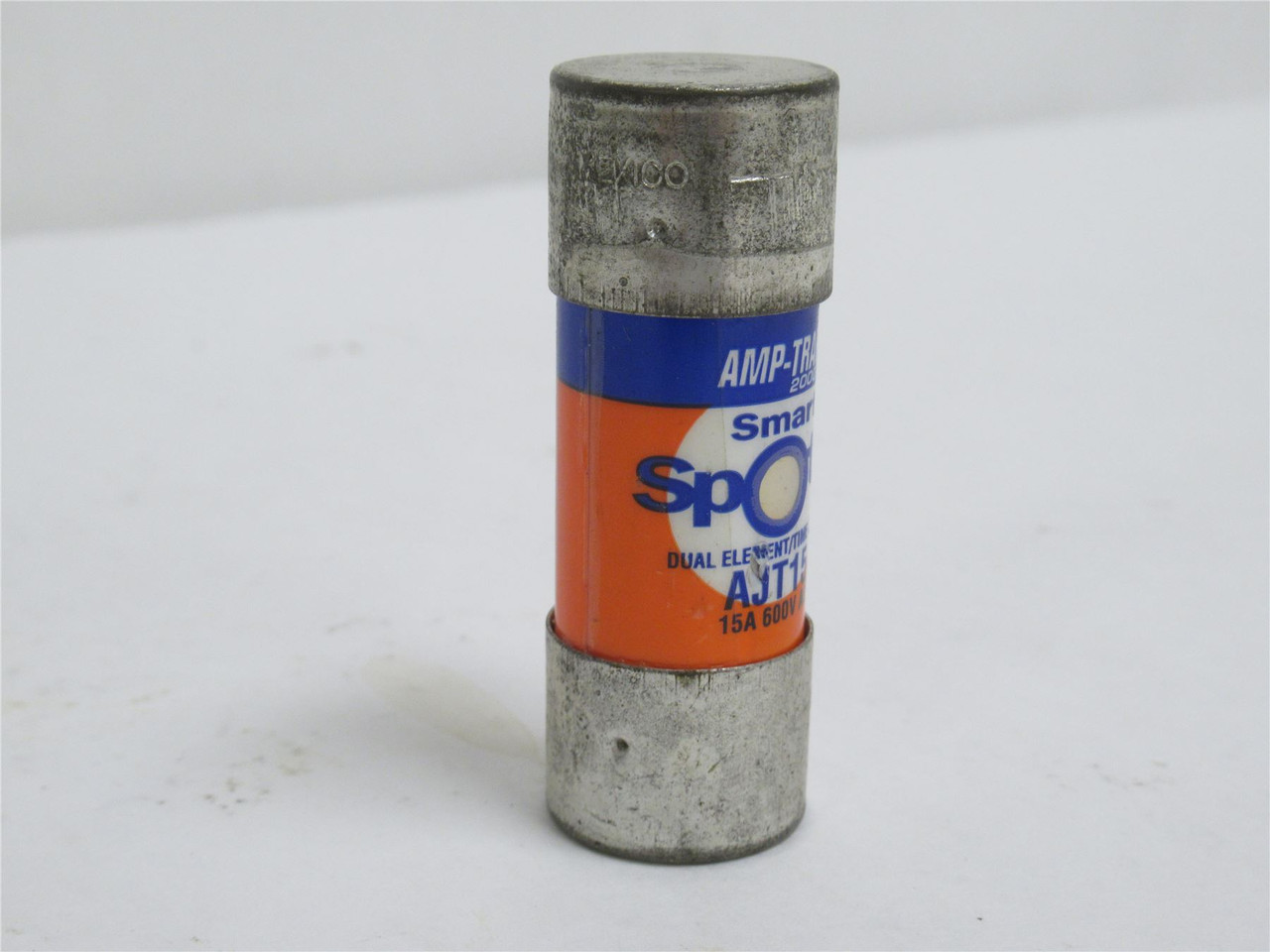 Ferraz AJT15; Dual Element Time-Delay Fuse; 15A; 600VAC