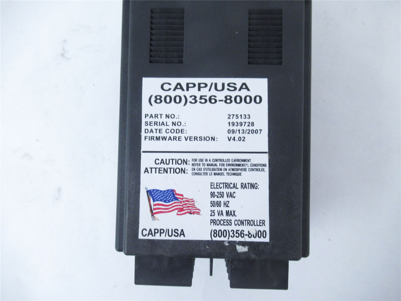 Capp USA 275133; Process Controller Model 1776
