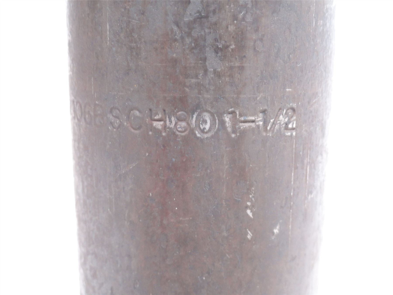 Industry-Std 1LMR9; Pipe Nipple; Sch 80; 1-1/2NPT; 5-1/2" Long