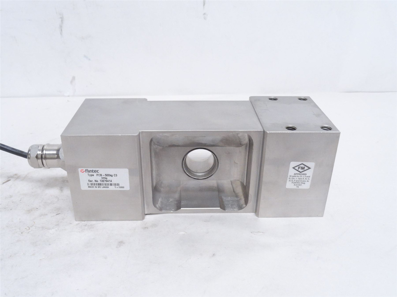 Flintec PCB-500kg; Single Point Load Cell; 500kg
