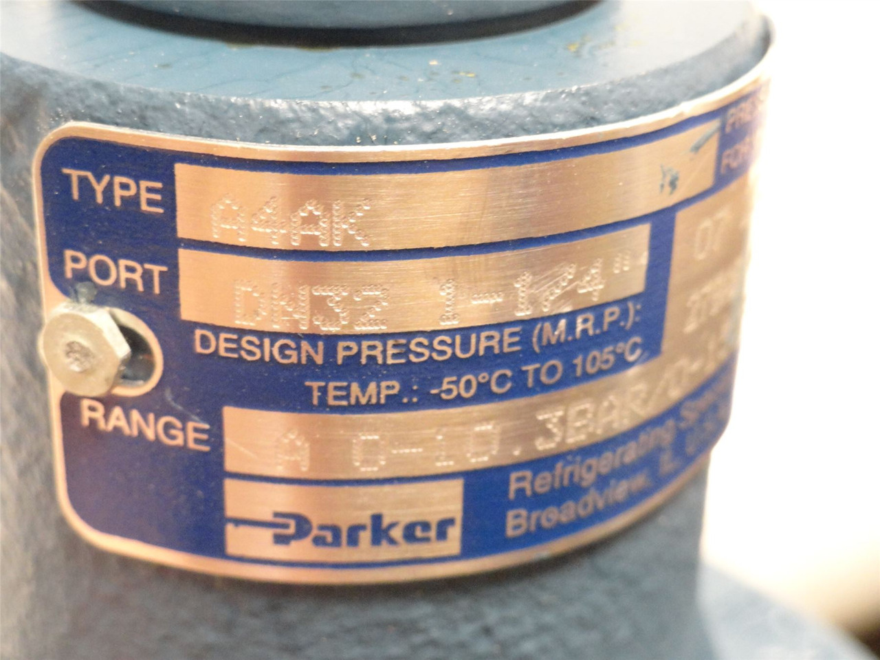 Parker A4AK11/4; Pressure Regulator DN32 1-1/4"; 0-150PSIG