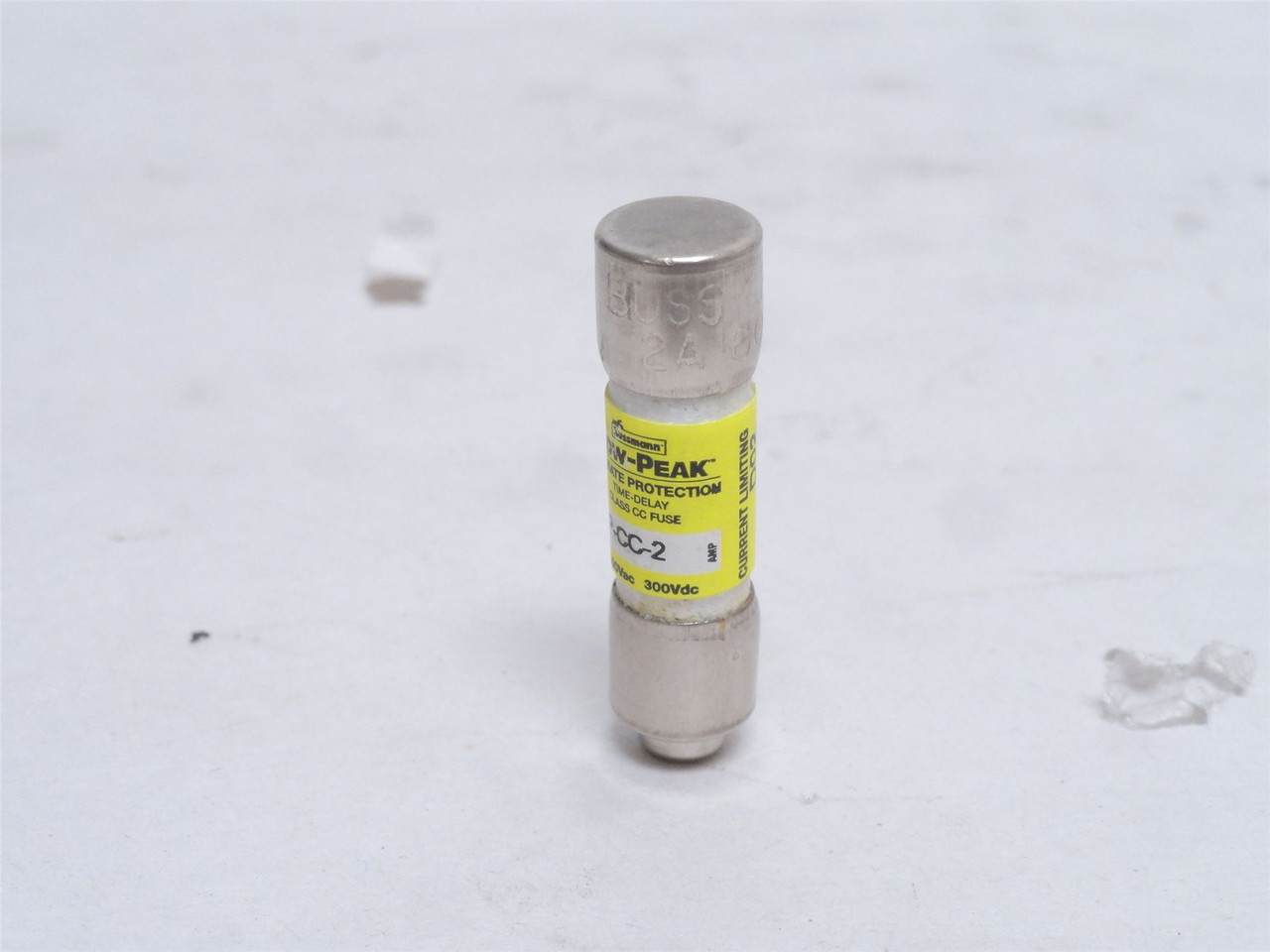 Bussmann LP-CC-2; Time Delay Fuse 2A 600VAC; 300VDC