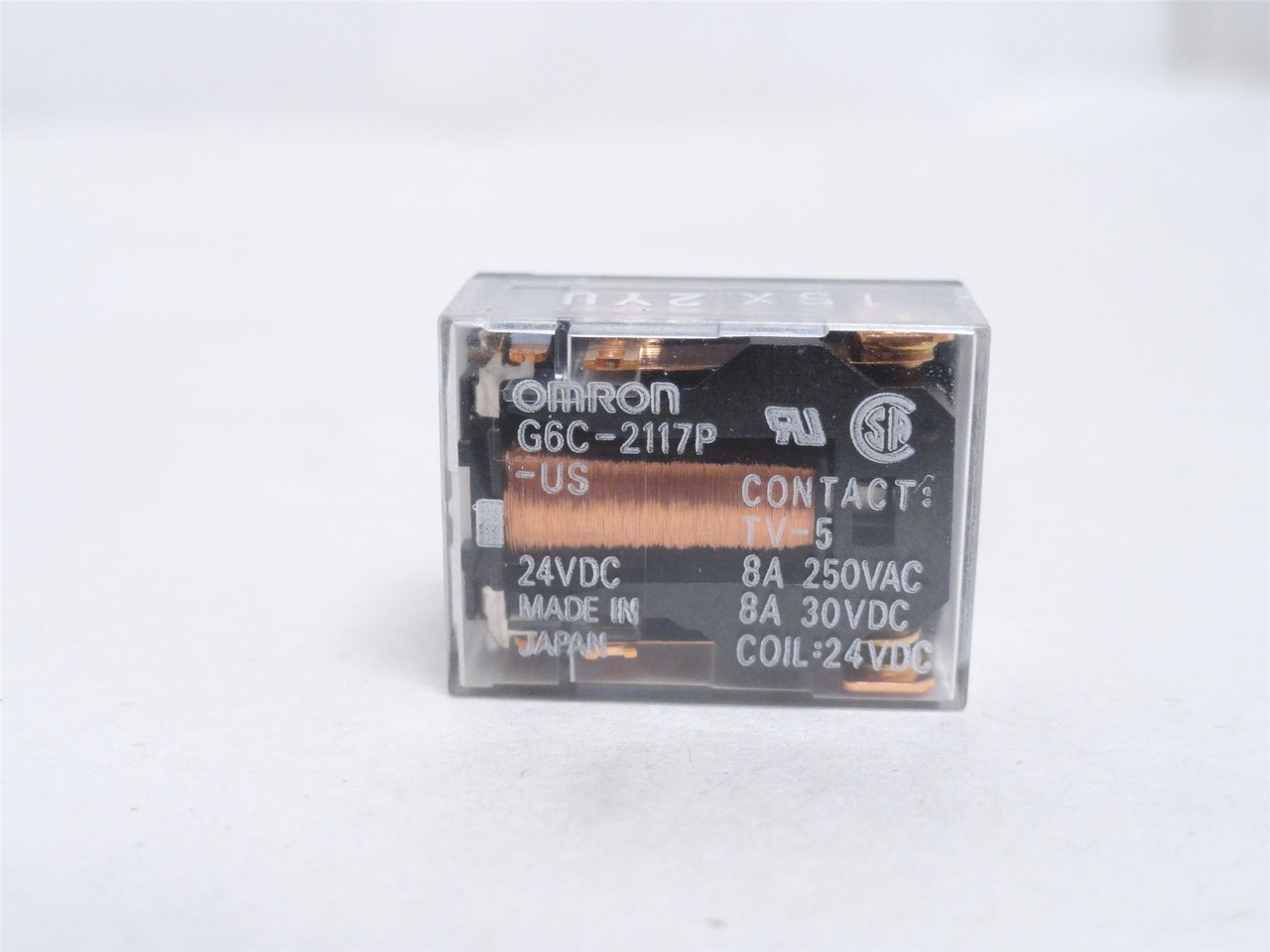 Omron G6C-2117P-US-DC12; Relay; GP; 8A; 380VAC; Coil: 12VDC