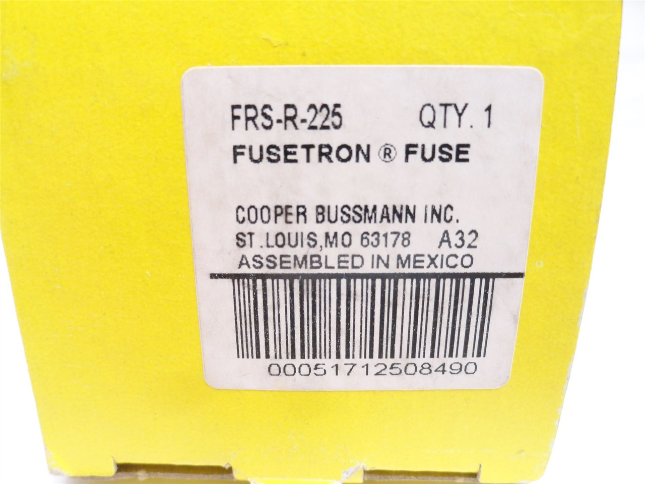 Bussmann FRS-R-225; Time Delay Fuse 225A; 600VAC/300VDC
