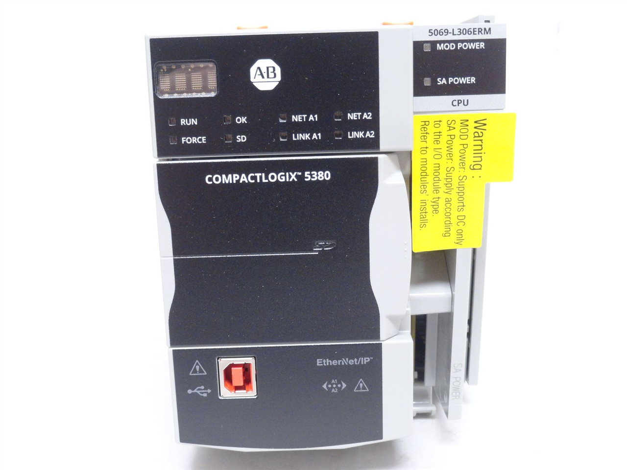 Allen-Bradley 5069-L306ERM; Ethernet/IP Controller; 2-Channel