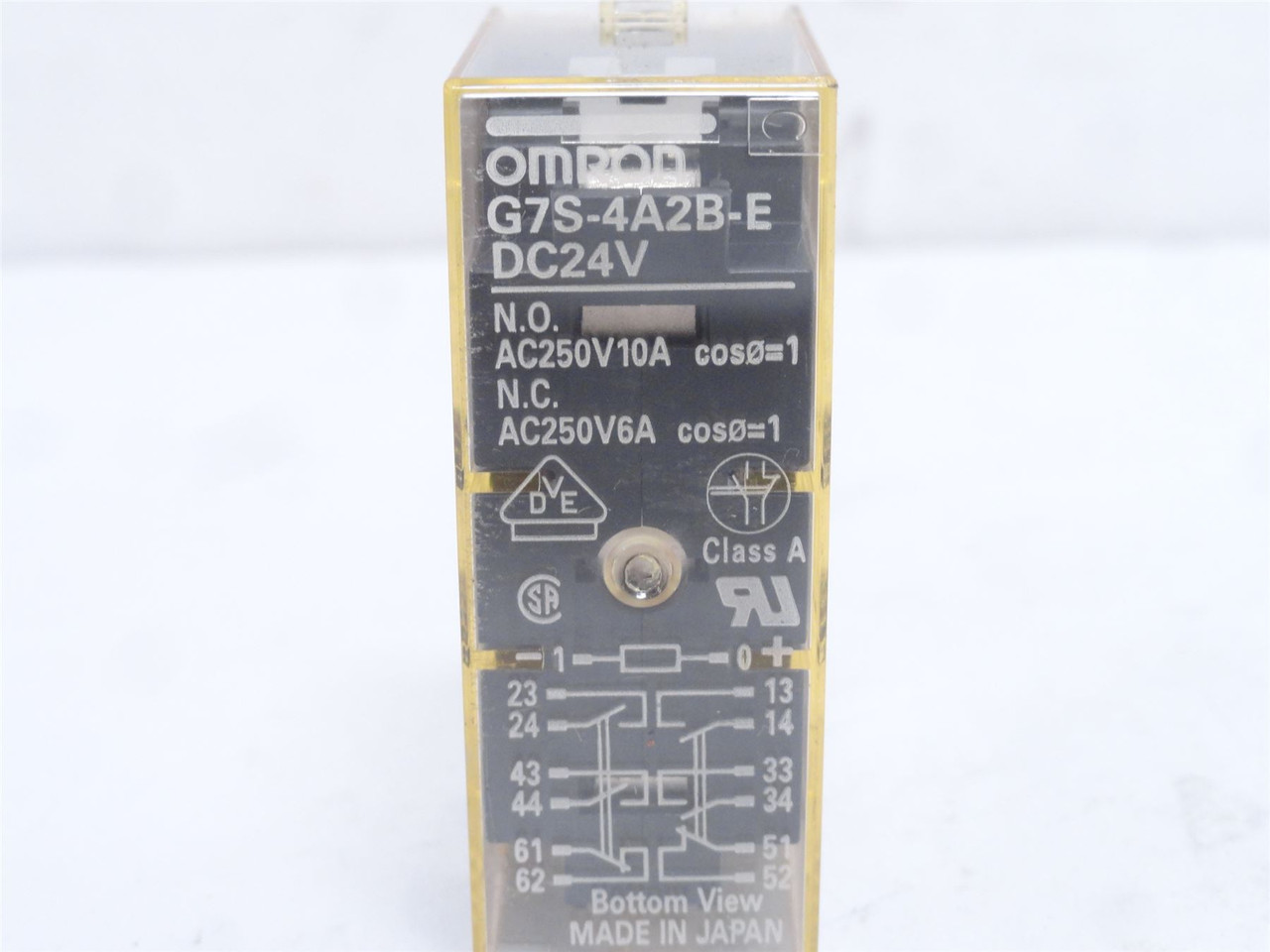 Omron G7S-4A2B-E-DC24V; Safety Relay; 10A; 250VAC; 1-NC; 1-NO
