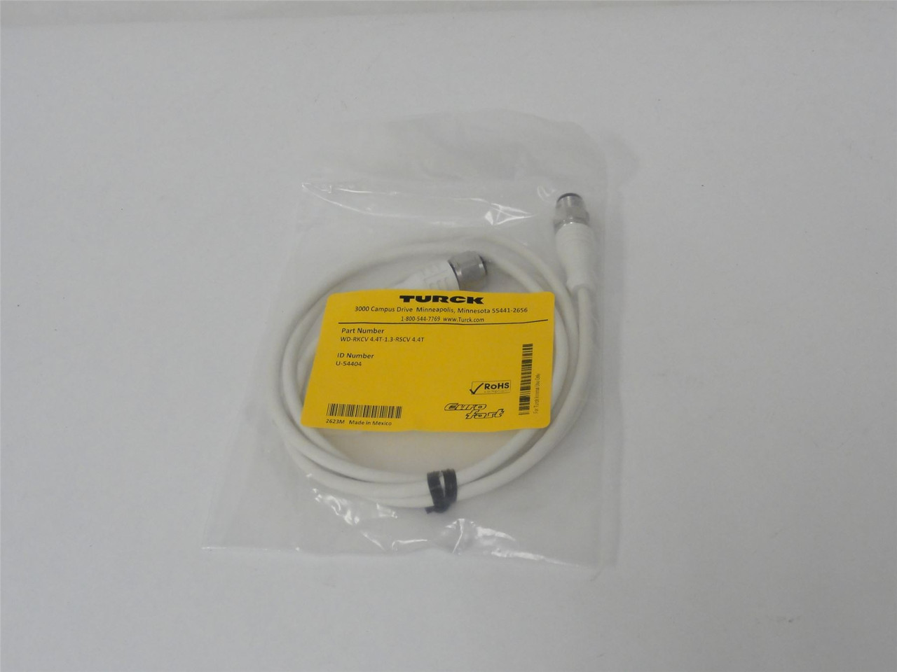 Turck U-54404; Cordset WD-RKCV 4.4T-1.3-RSCV 4.4T 1.3M Length