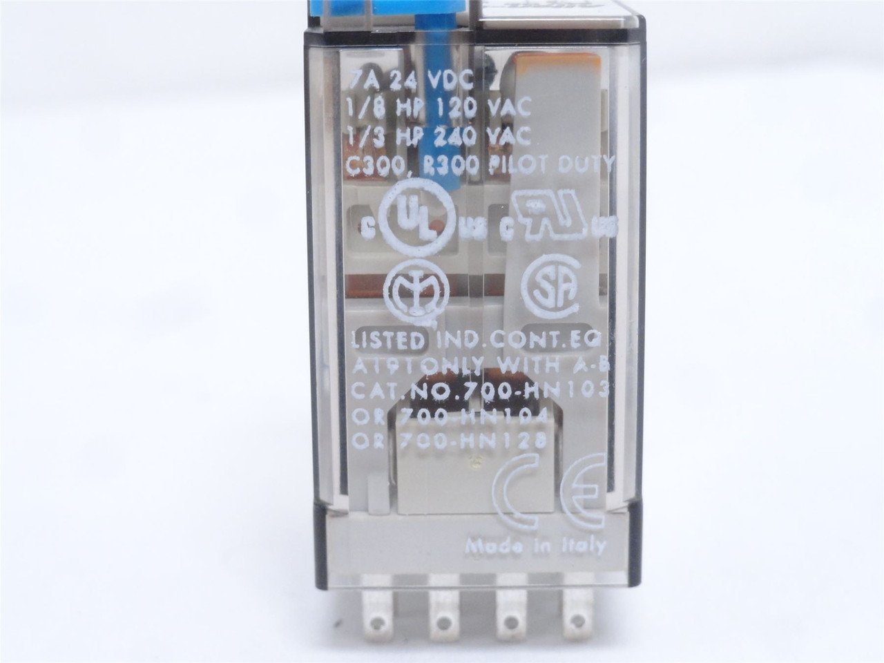 Allen-Bradley 700-HC24Z24-3; Relay 7A 120-240VAC; Coil: 24VDC
