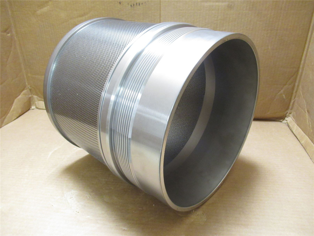 Sepamatic 9A141; Perforated Grinder Drum; 2mm Hole ID; 12"ID