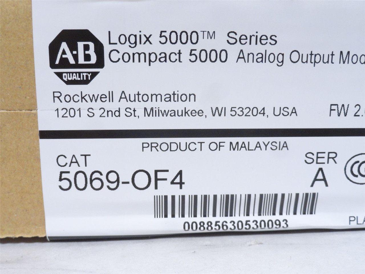 Allen-Bradley 5069-OF4; Analog Output Module; 18-32VDC; 4-Ch