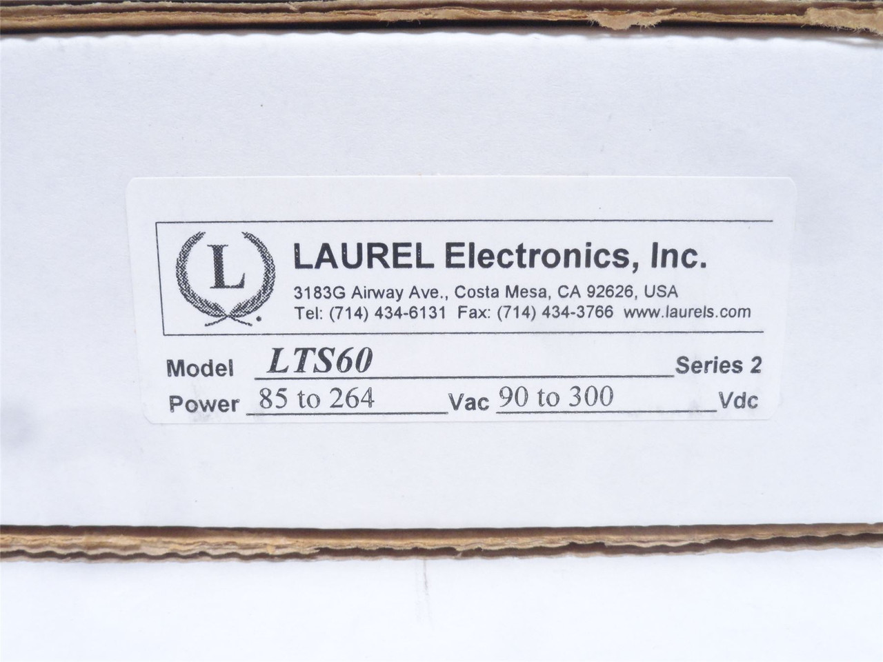 Laurel LTS60; Serial-Analog Converter; 52-264VAC; RS232/RS485