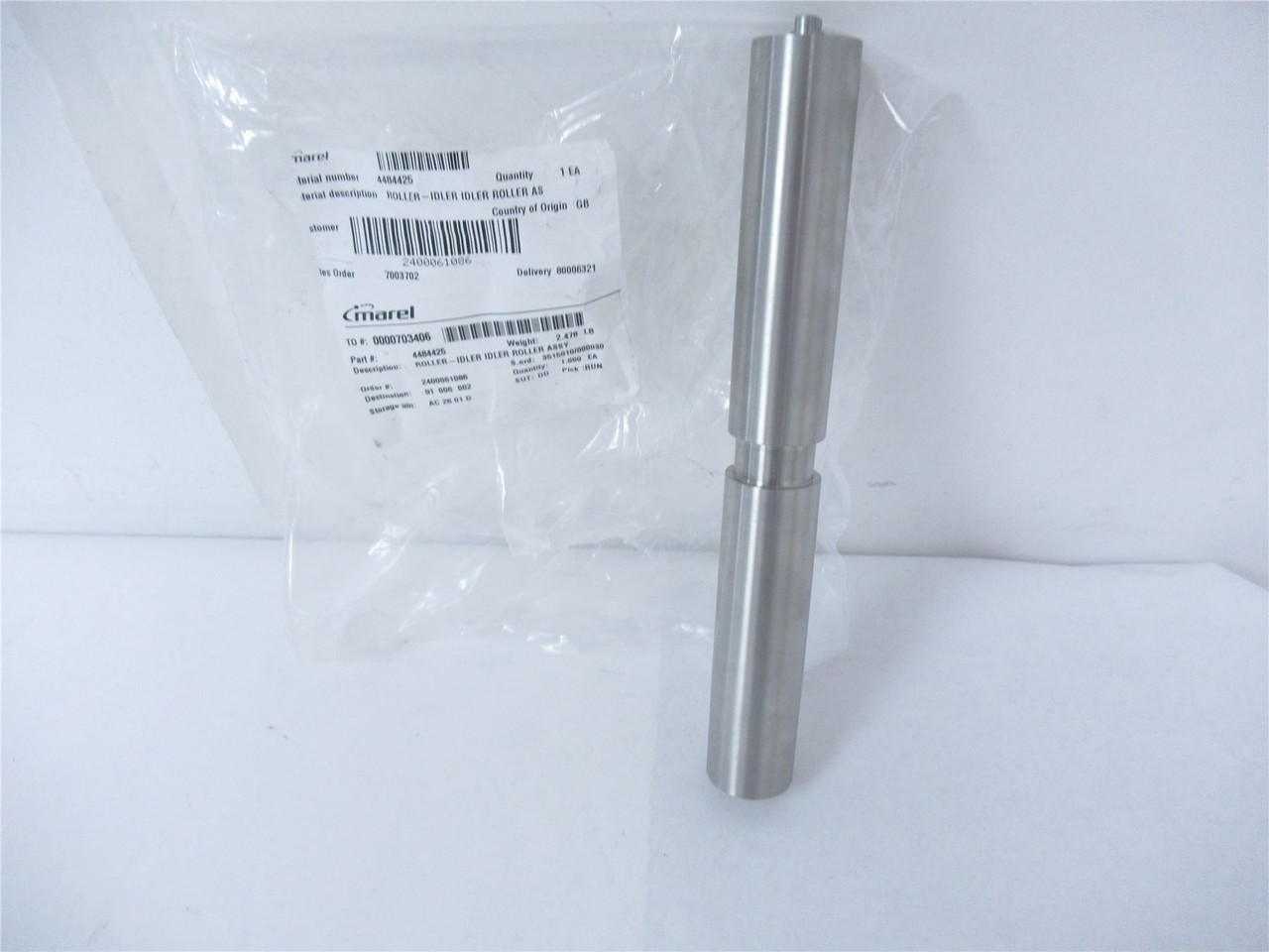 Marel 4484425; Idler Roller Assembly