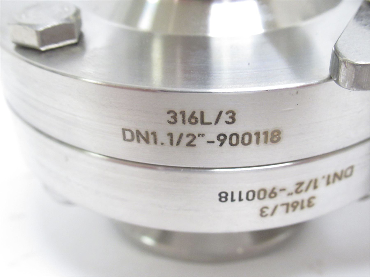 Cooling Applied 16604; Actuated Butterfly Valve; SS; 1-1/2"